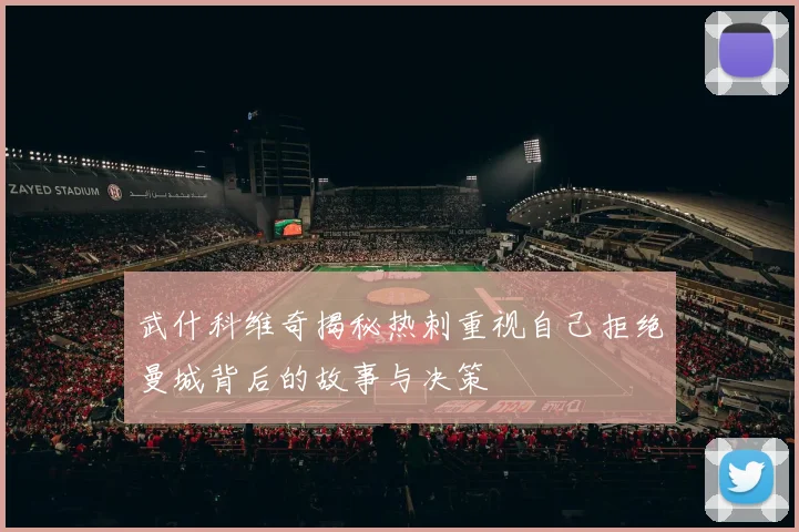 武什科维奇揭秘热刺重视自己拒绝曼城背后的故事与决策